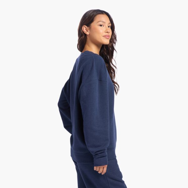 Vintage Fleece Crewneck Sweatshirt | Navy - Image 3