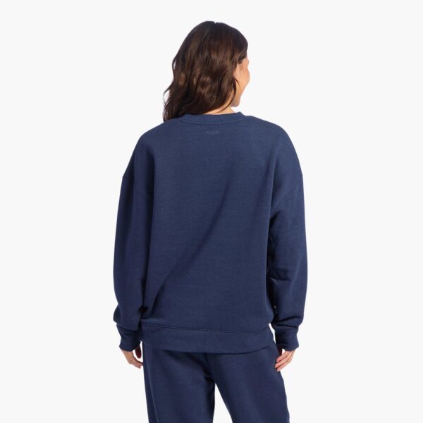 Vintage Fleece Crewneck Sweatshirt | Navy - Image 4